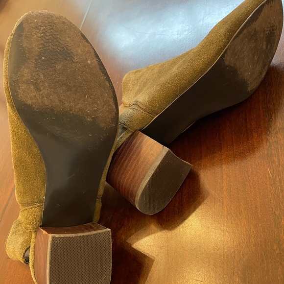 Steve Madden Suede Open-Toed Ankle Boot - Picture 4 of 5